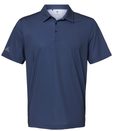 DS Diamond Geo Printed Air Cap Sleeve Polo Shirt
