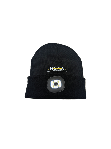 Twilight Toque with LED Light - Black