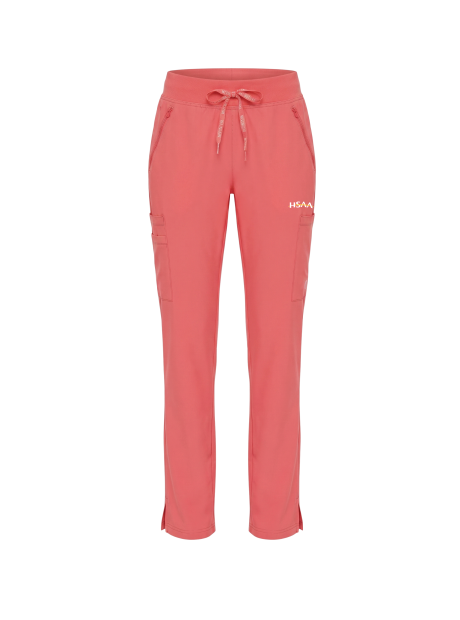 Women's Med Coutiure Scrub Pant - Coral