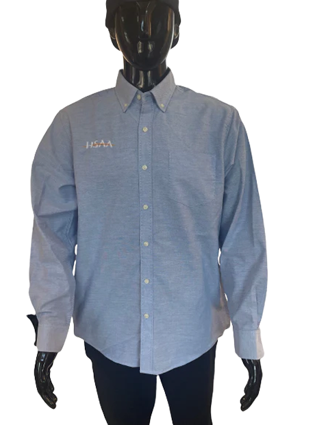 Dress Shirt Blue Long Sleeve Men's