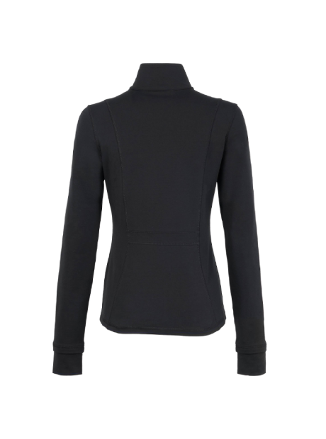 Ladies Lyon Eco Stretch Knit Full Zip - Black