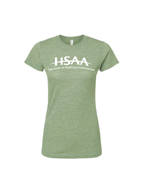 M&O Women's Blend Tshirt - Heather Green