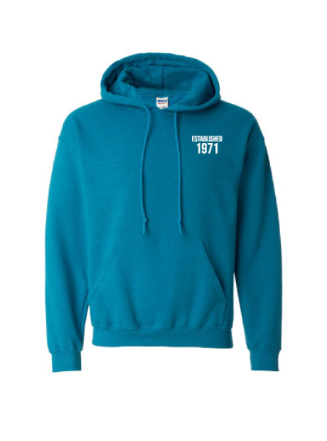 Heavy Blend Hooded Sweatshirt - Antique Sapphire