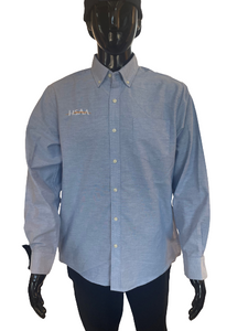 Dress Shirt Blue Long Sleeve Men's