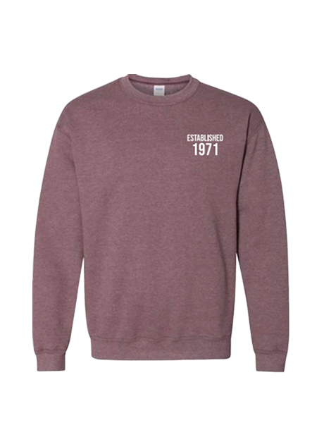 Crewneck - Heather Maroon