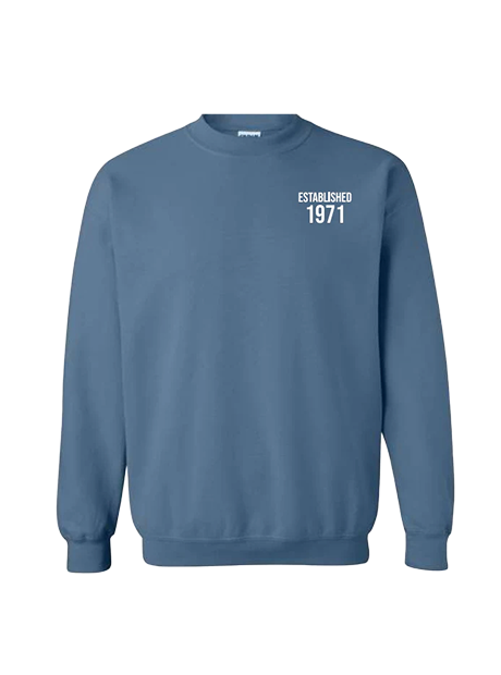 Crewneck - Indigo Blue