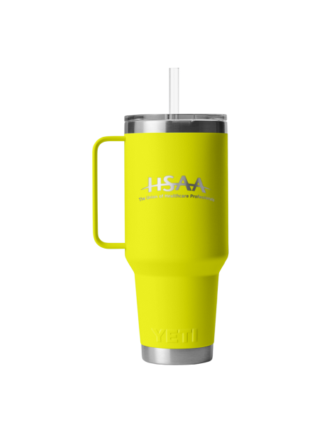 Yeti Rambler 1.2L Straw Mug - Firefly Yellow