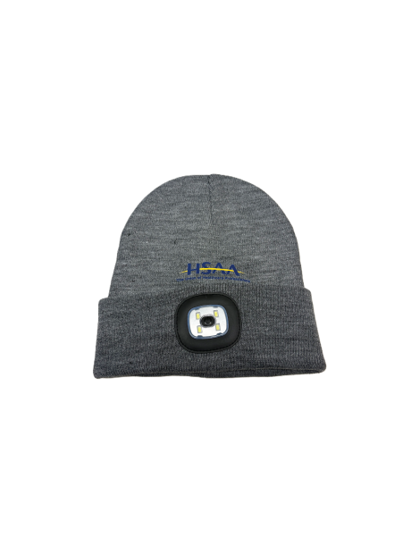 Twilight Toque with LED Light - Grey