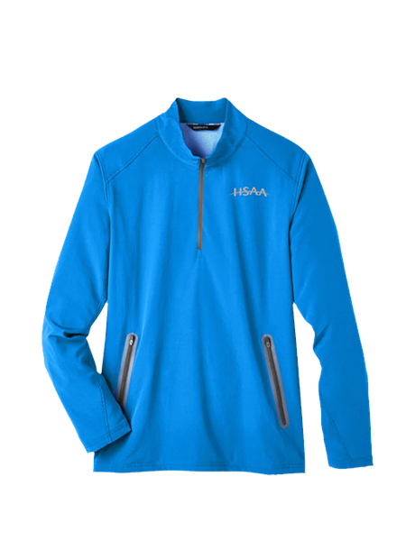 Men's Quest Stretch Quarter Zip - Blue