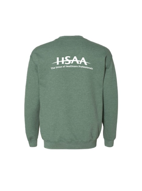 Crewneck - Heather Dark Green