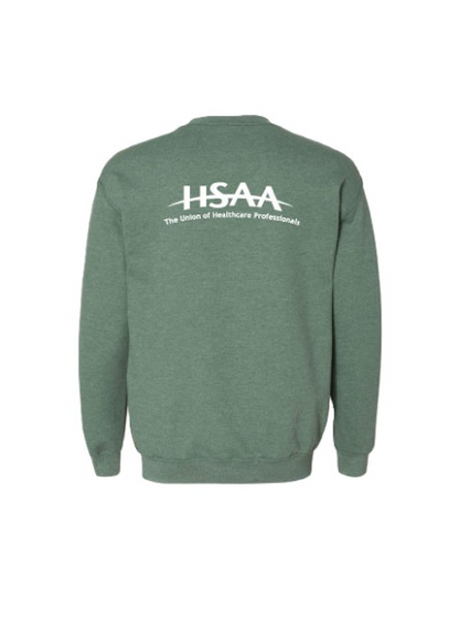 Crewneck - Heather Dark Green