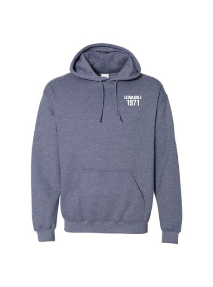 Heavy Blend Hooded Sweatshirt - Heather Dark Navy