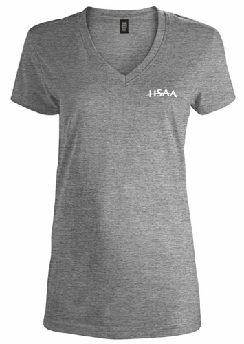 Women's Grey Vneck Tshirt