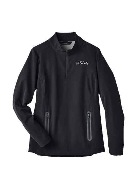 Ladies Quest Stretch Quarter Zip - Black