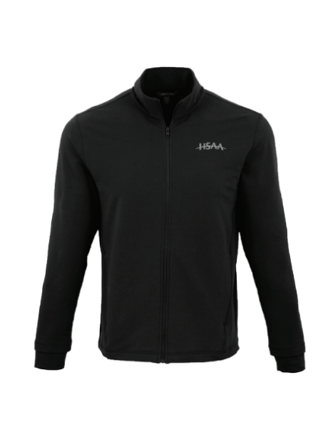 Men's Lyon Eco Stretch Knit Full Zip - Black