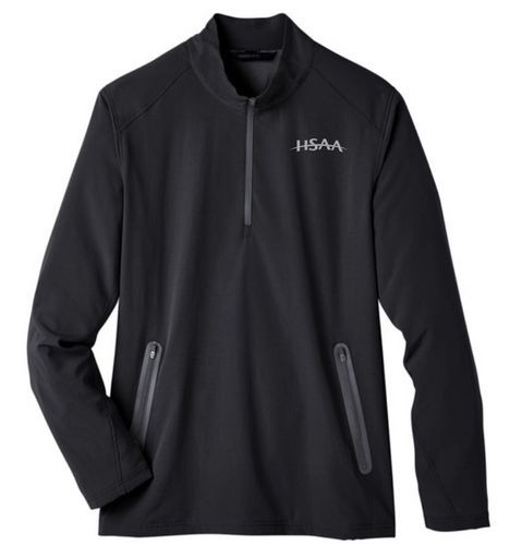 Men's Quest Stretch Quarter Zip -  Black