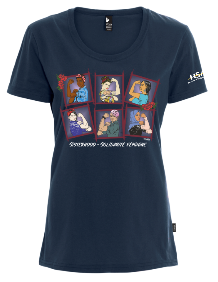 Navy Sisterhood Crewneck Tshirt