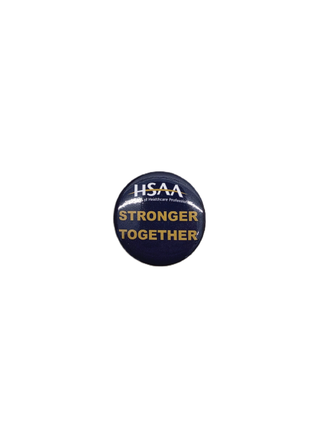 Stronger Together Button Pin 2.25"