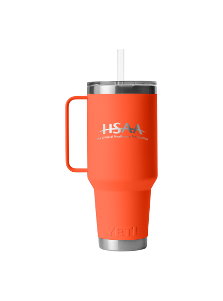 Yeti Rambler 1.2L Straw Mug - Papaya