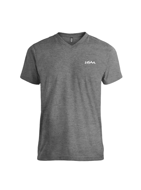 Unisex Grey Vneck Tshirt